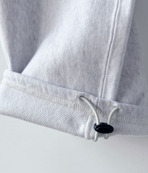 blurhms ROOTSTOCK/SOFT&HARD SWEAT PANTS (HEATHER WHITE)
