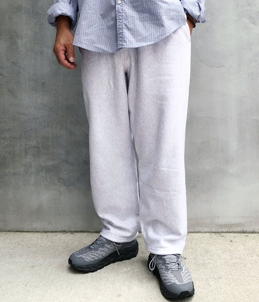 blurhms ROOTSTOCK/SOFT&HARD SWEAT PANTS (HEATHER WHITE)