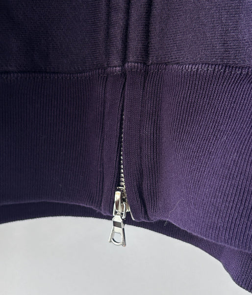 blurhms ROOTSTOCK/ SOFT&HARD SWEAT HOODIE ZIP WIDE (DARK PURPLE)