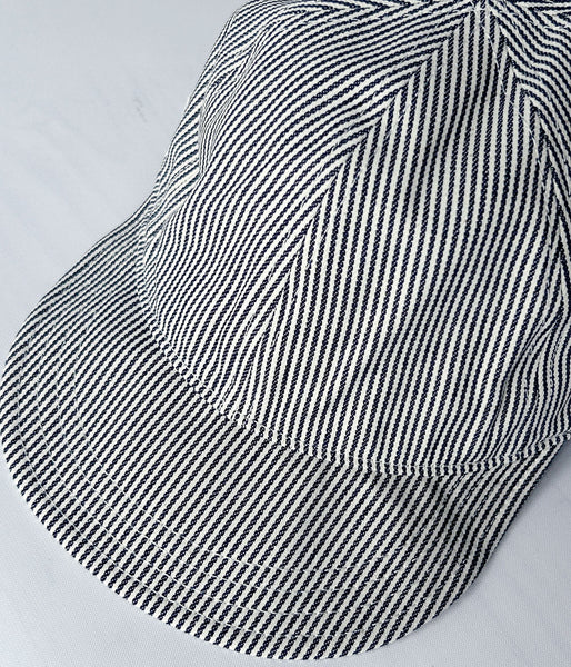 DESCENDANT/A-3 HICKORY STRIPE POST O'ALLS (NAVY)