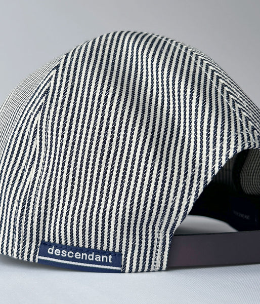 DESCENDANT/A-3 HICKORY STRIPE POST O'ALLS (NAVY)