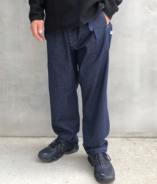 DESCENDANT/CINCH DENIM TROUSERS POST O'ALLS (INDIGO)