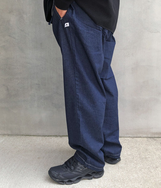 DESCENDANT/CINCH DENIM TROUSERS POST O'ALLS (INDIGO)