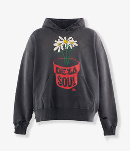 SAINT MICHAEL/DLS_HOODIE/DE LA SOUL/BLACK