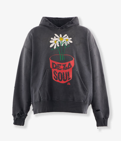 SAINT MICHAEL/DLS_HOODIE/DE LA SOUL/BLACK
