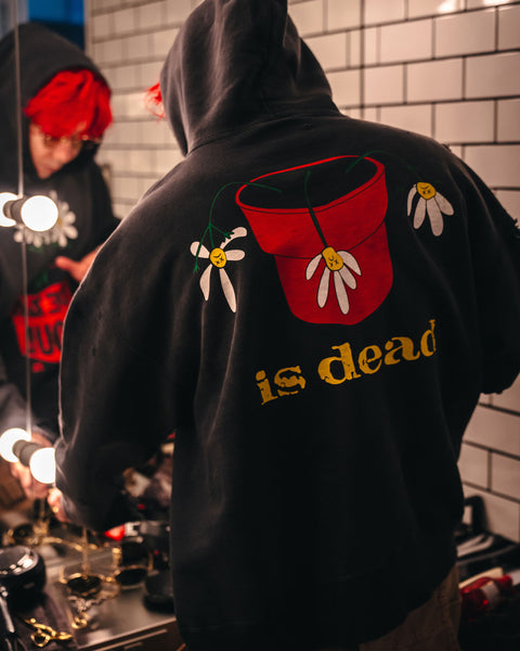 SAINT MICHAEL/DLS_HOODIE/DE LA SOUL/BLACK