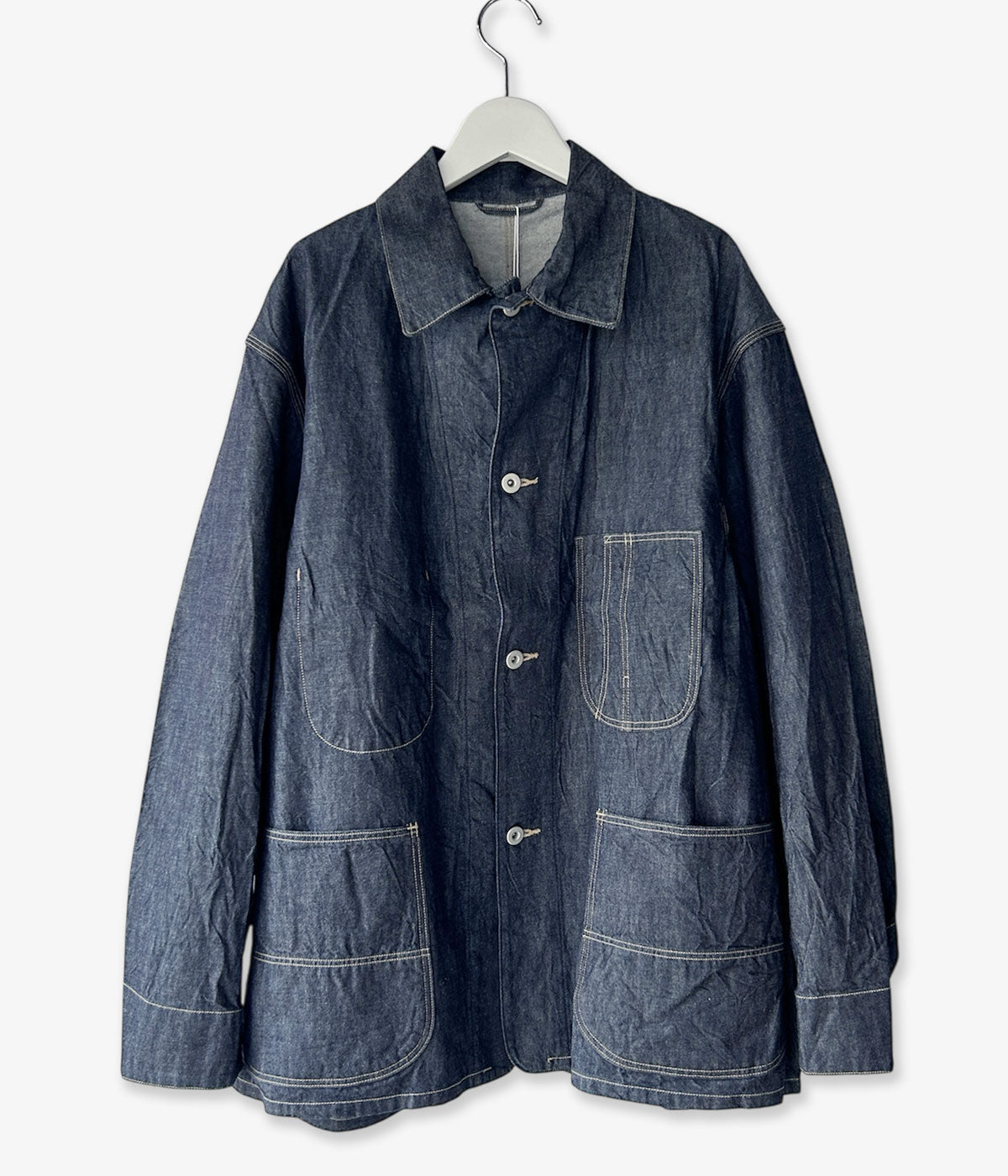 blurhms ROOTSTOCK/LIGHT OZ DENIM COVERALL (INDIGO)