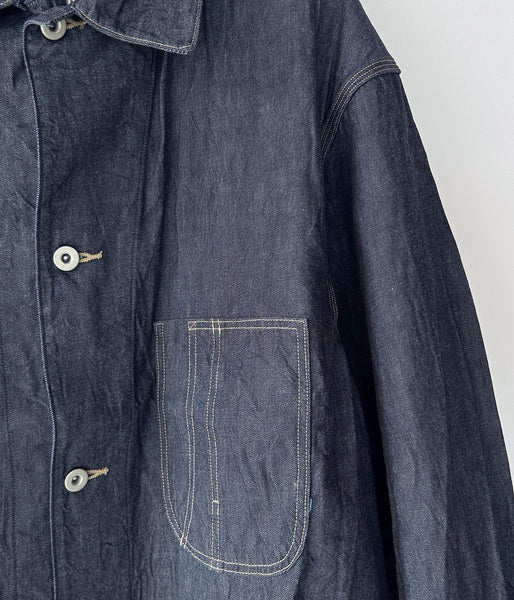 blurhms ROOTSTOCK/LIGHT OZ DENIM COVERALL (INDIGO)