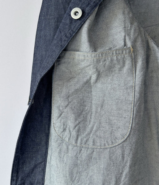 blurhms ROOTSTOCK/LIGHT OZ DENIM COVERALL (INDIGO)