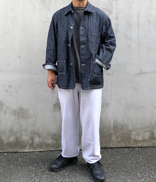blurhms ROOTSTOCK/LIGHT OZ DENIM COVERALL (INDIGO)
