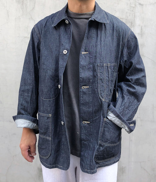 blurhms ROOTSTOCK/LIGHT OZ DENIM COVERALL (INDIGO)