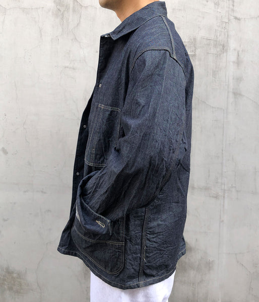 blurhms ROOTSTOCK/LIGHT OZ DENIM COVERALL (INDIGO)