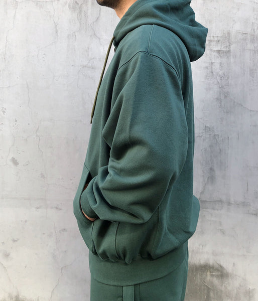 LQQK Studio/SWEAT ZIP HOODIE (GREEN)