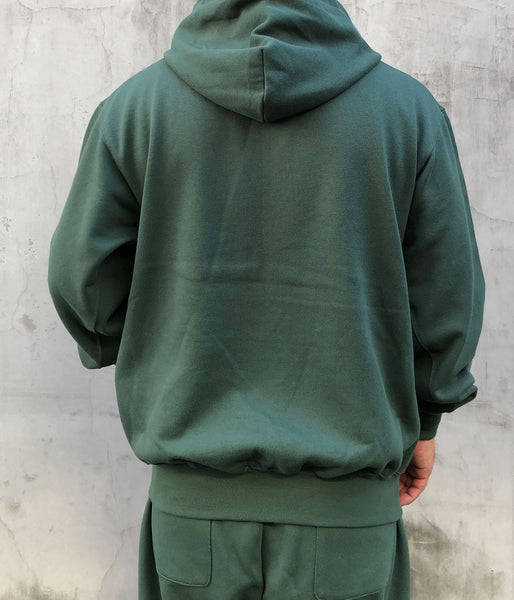 LQQK Studio/SWEAT ZIP HOODIE (GREEN)