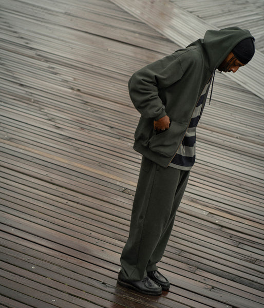 LQQK Studio/SWEAT PANTS (BLACK)
