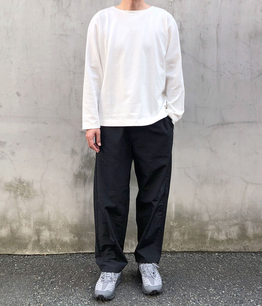Goldwin/RELAXED STRAIGHT EASY PANTS (BLACK)