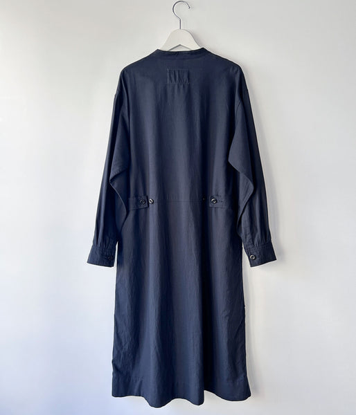 MHL./FINE COTTON WOOL TWILL DRESS (DARK NAVY)