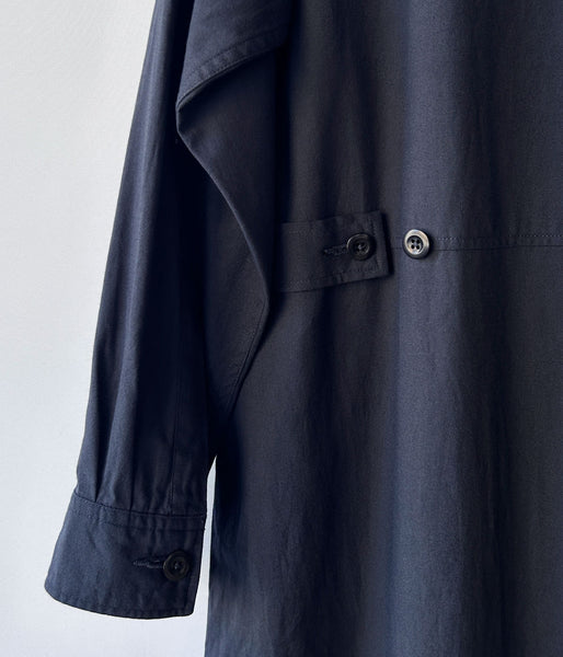 MHL./FINE COTTON WOOL TWILL DRESS (DARK NAVY)