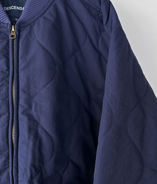 DESCENDANT/BURNS PADDING JACKET (NAVY)