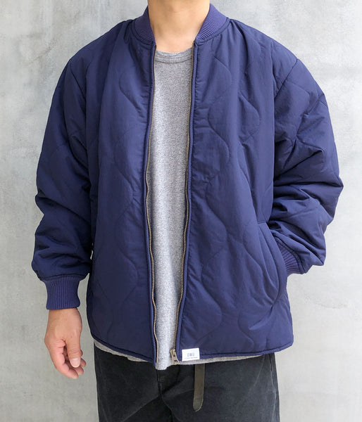 DESCENDANT/BURNS PADDING JACKET (NAVY)