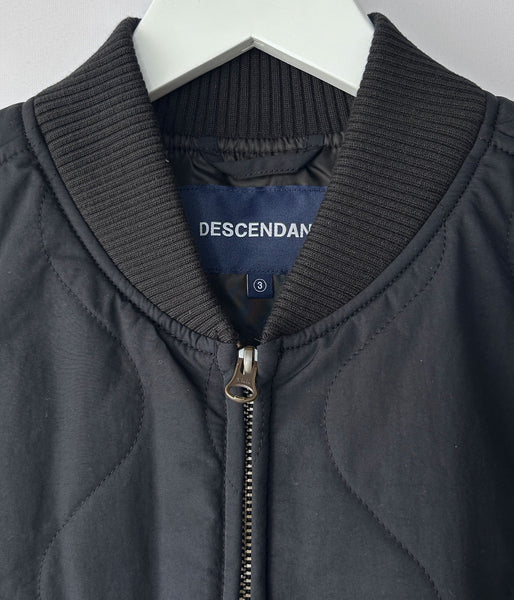 DESCENDANT/BURNS PADDING JACKET (BLACK)