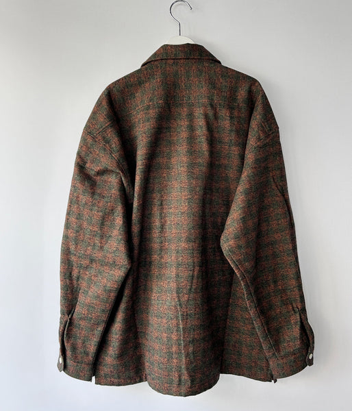 DESCENDANT/MILPITAS PLAID LS SHIRT (BROWN)