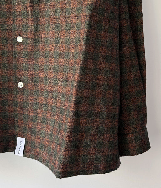 DESCENDANT/MILPITAS PLAID LS SHIRT (BROWN)