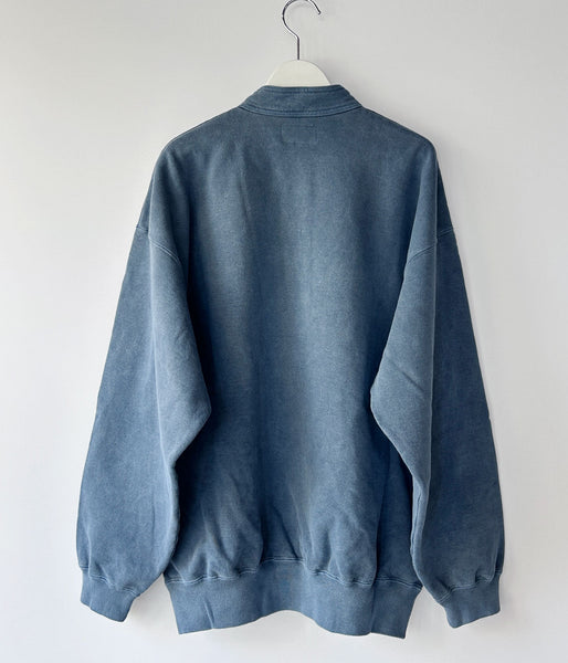 DESCENDANT/VOIL HENLEY NECK PIGMENT DYE (BLUE)