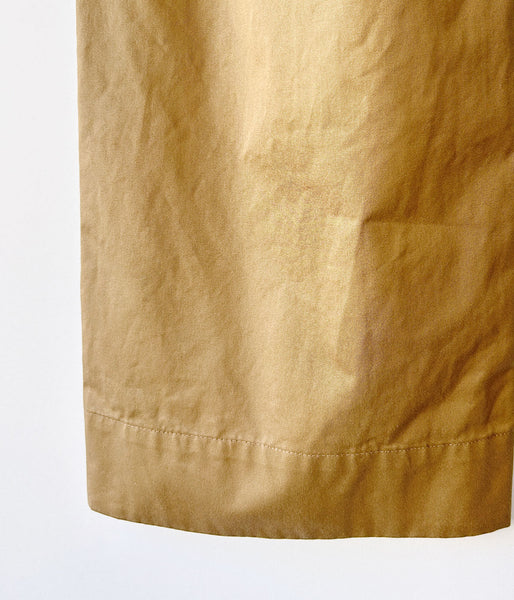 MHL./WASHED CHINO COTTON TROUSERS WOMENS (TAN)