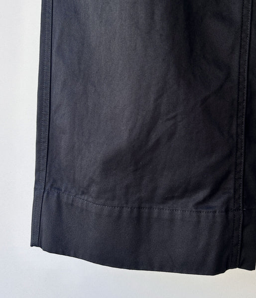 MHL./WASHED CHINO COTTON TROUSERS WOMENS (BLACK)