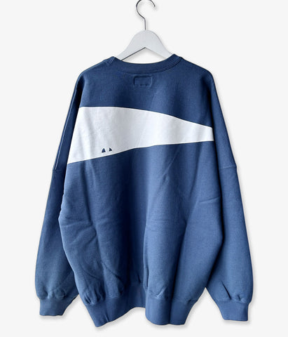 DESCENDANT/CACHALOT CREW NECK (TEAL)