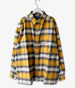 DESCENDANT/VANNING PLAID LS SHIRT (YELLOW)