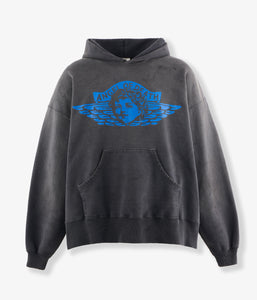 SAINT MICHAEL/HOODIE/ANGEL/BLACK