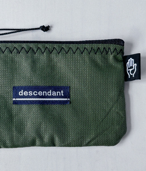 DESCENDANT/HANGG WIDE CARD CASE TAKES HANDS (OLIVE DRAB)