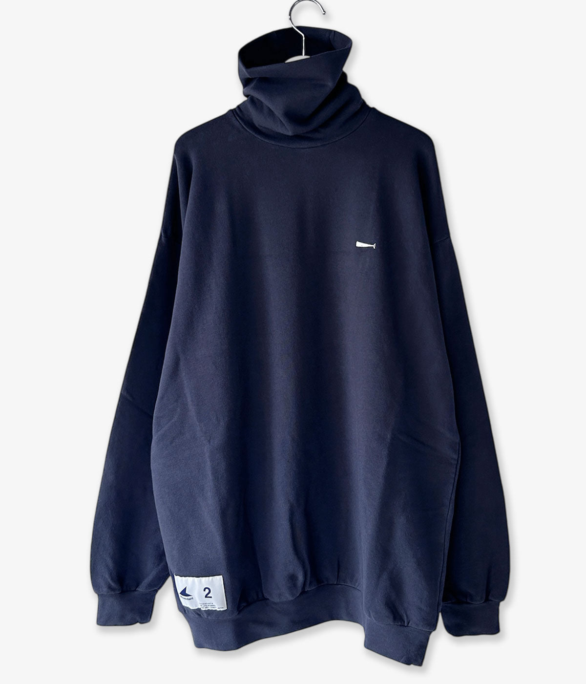 DESCENDANT/CYLINDER TURTLE NECK LS (NAVY)