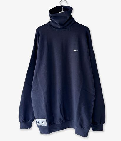 DESCENDANT/CYLINDER TURTLE NECK LS (NAVY)