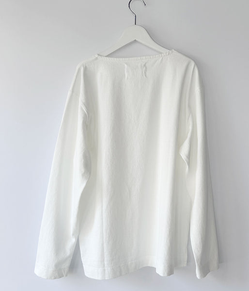 MHL./DRY COTTON JERSEY TOP (WHITE)