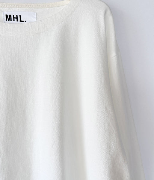 MHL./DRY COTTON JERSEY TOP (WHITE)