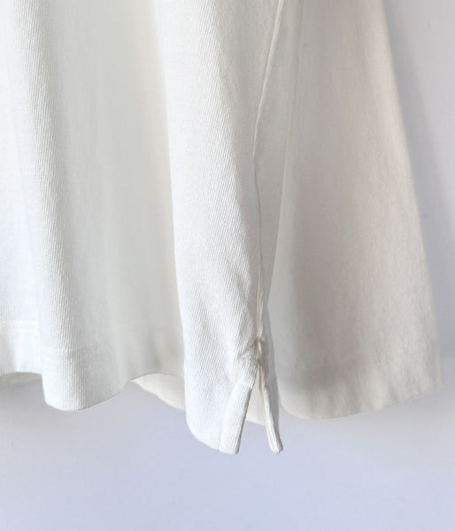 MHL./DRY COTTON JERSEY TOP (WHITE)