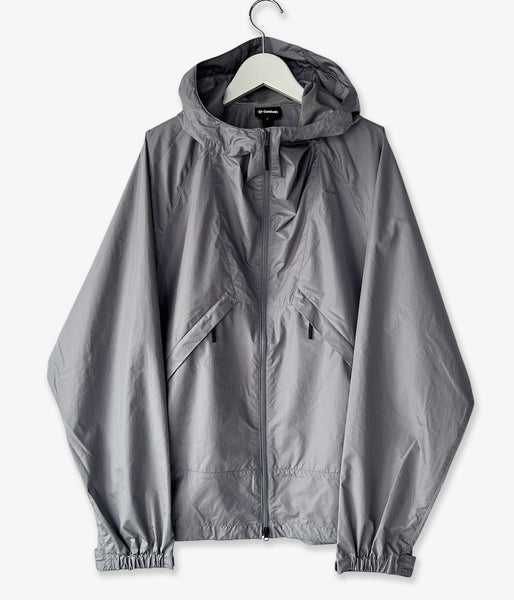 Goldwin/RIP-STOP HOODED JACKET (METALLIC GRAY)