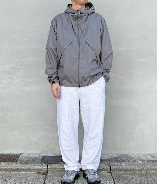 Goldwin/RIP-STOP HOODED JACKET (METALLIC GRAY)
