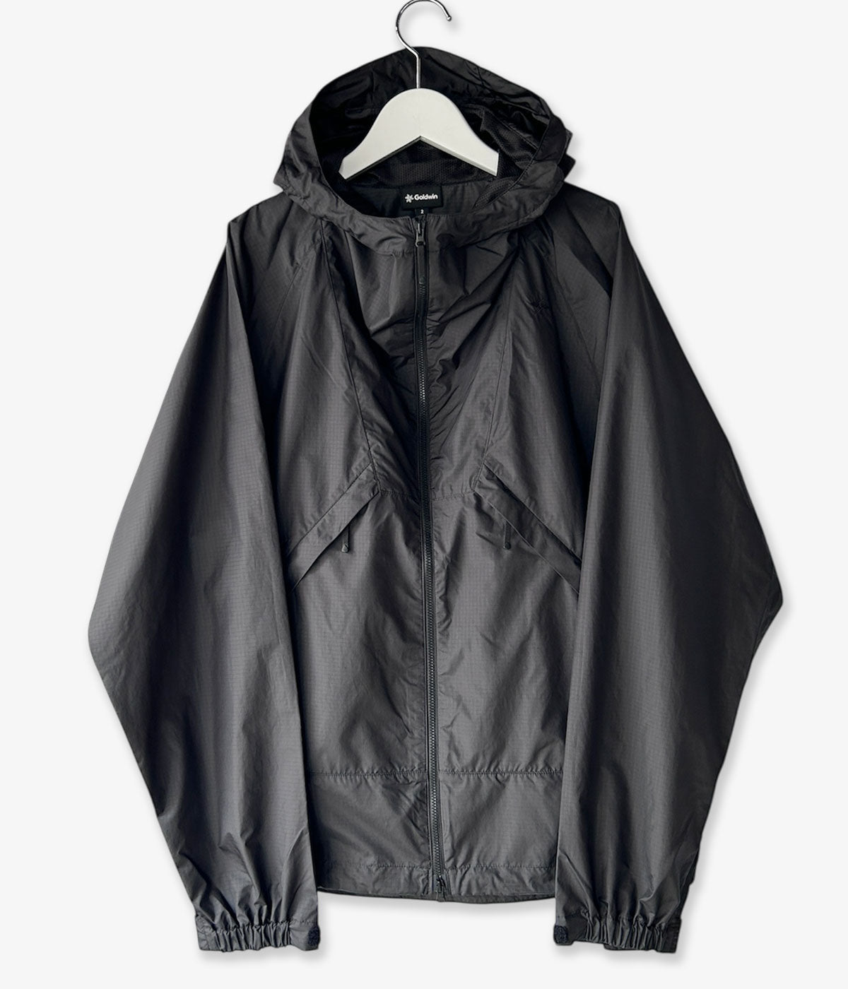 Goldwin/RIP-STOP HOODED JACKET (BLACK)