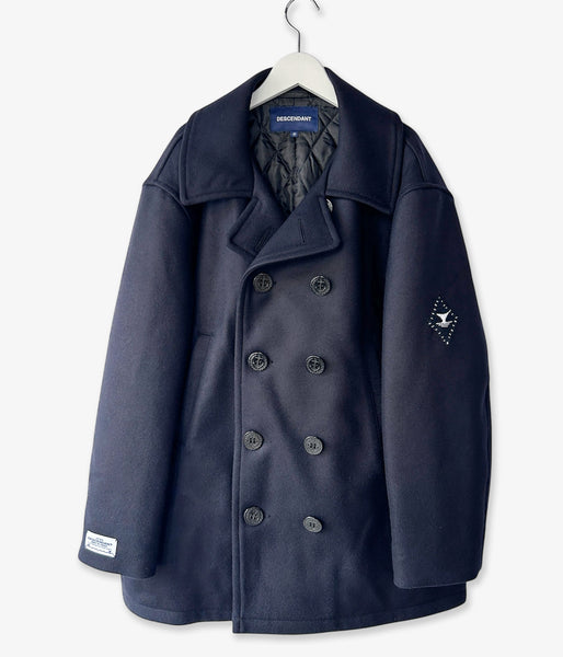 DESCENDANT/SUB WOOL COAT (NAVY)