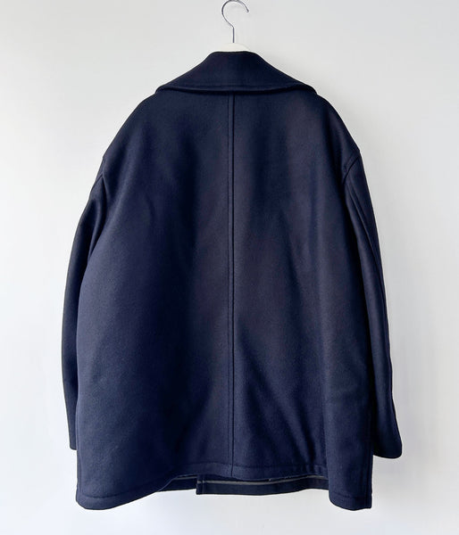 DESCENDANT/SUB WOOL COAT (NAVY)