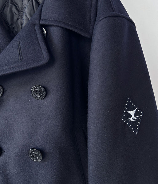 DESCENDANT/SUB WOOL COAT (NAVY)