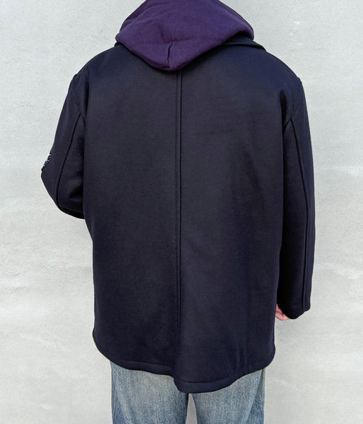 DESCENDANT/SUB WOOL COAT (NAVY)