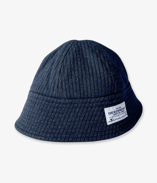DESCENDANT/SANDY SAILOR HAT (NAVY)