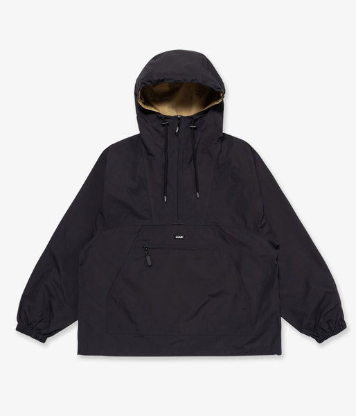 LQQK Studio/NYLON ANORAK HOODIE (BLACK)