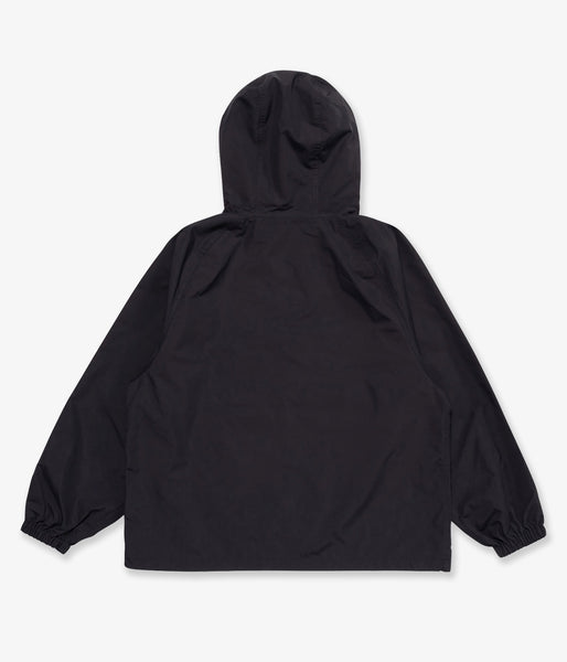 LQQK Studio/NYLON ANORAK HOODIE (BLACK)