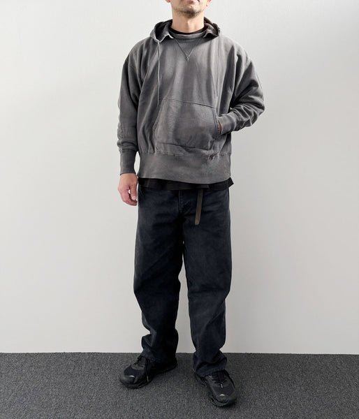 SAINT MICHAEL/BB_AFTER HOODED HOODIE/V/BLK